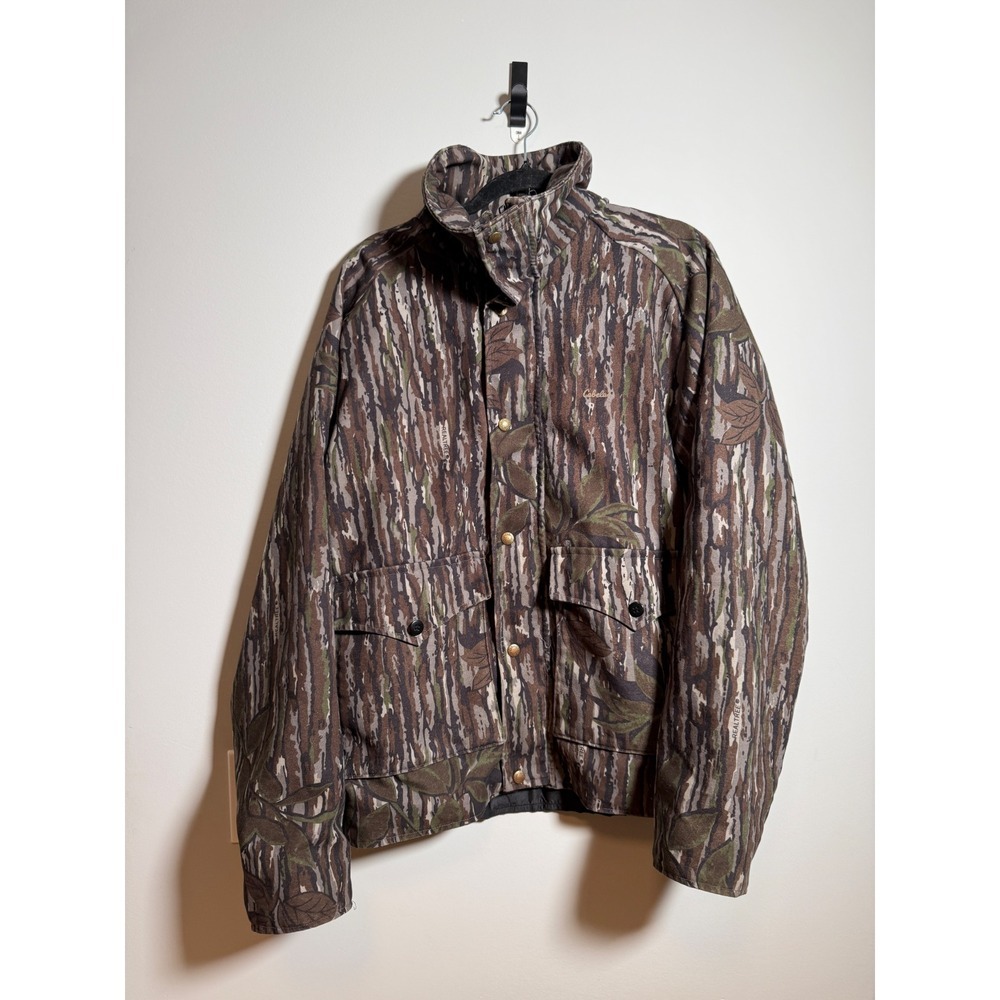 Vintage Cabelas Gore-Tex Realtree Camo Hunting Jacket Mens Large Made in USA L